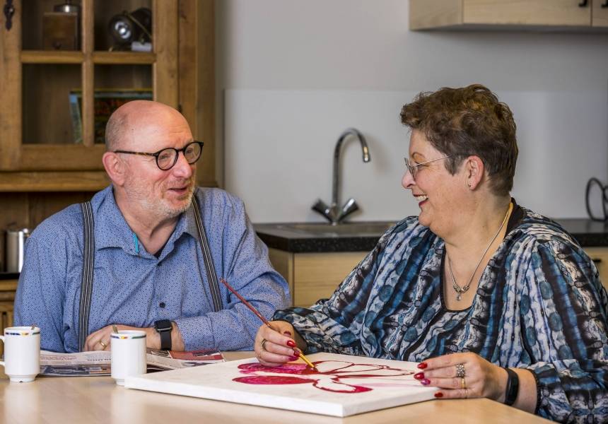 Marie-Louise en Wim Meijer, cliënt en naaste